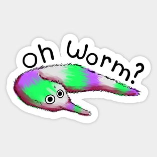 worm Sticker